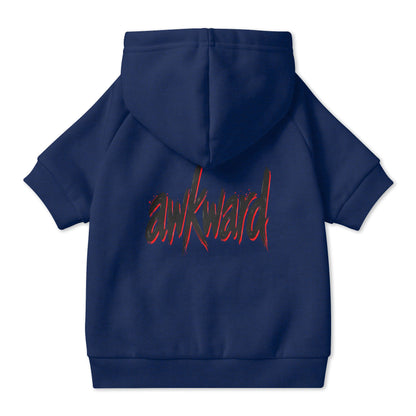 awkward Pet Hoodie with Collar Hole