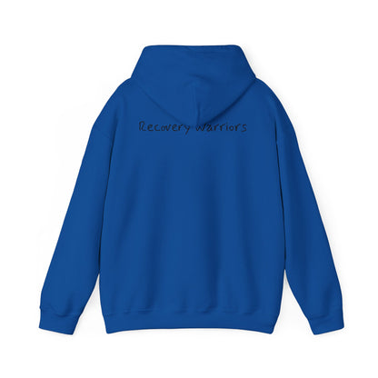 Hoodie — 'Ugly' Script Front & 'Recovery Warriors' Back Pullover