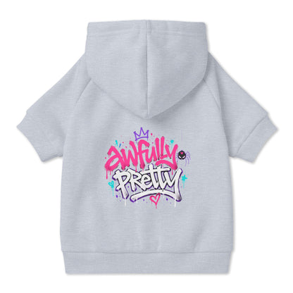 Awfully Pretty Graffiti Pet Hoodie