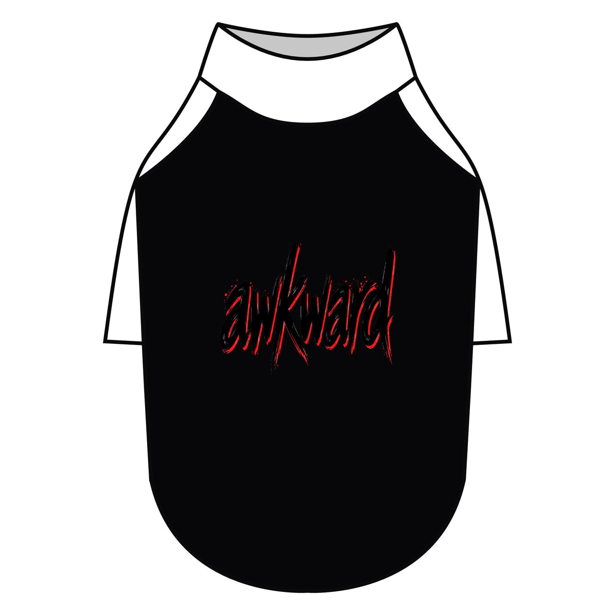 Awkward Pet T-Shirt — Raglan Shirt for Dogs & Cats