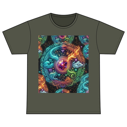 Recovery Warriors T-Shirt — Psychedelic Elemental Mandala Graphic Tee