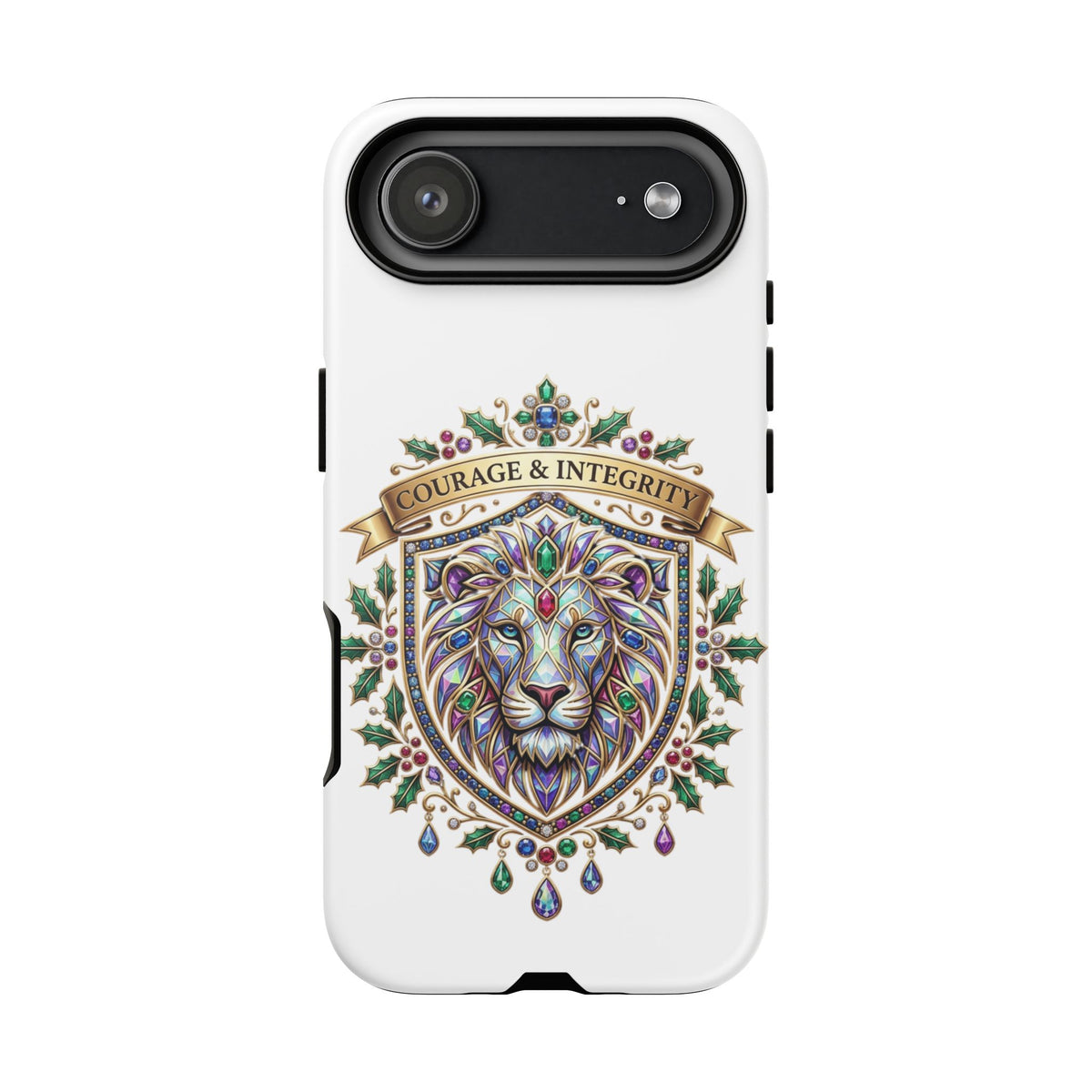 Courage & Integrity Lion Phone Case