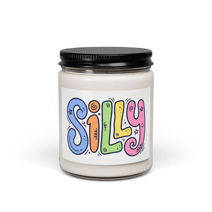 Silly Scented Soy Candle — 9oz Fun Rainbow Jar