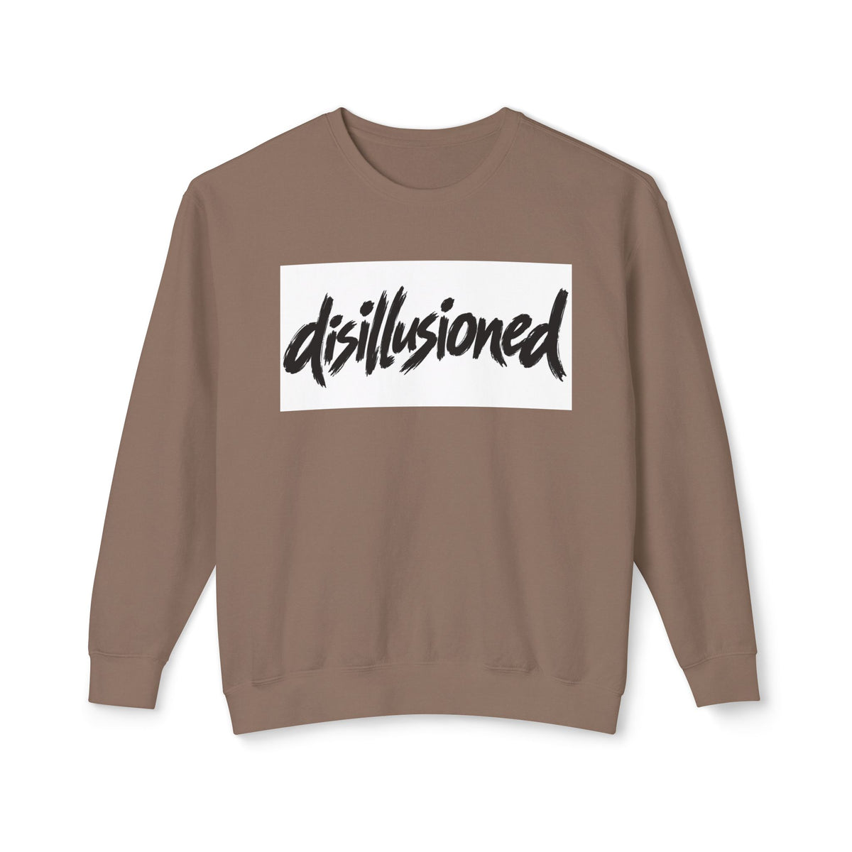 Disillusioned Crewneck Sweatshirt — Casual Graphic Pullover
