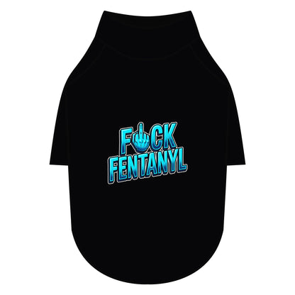 Pet Raglan T-Shirt – F*ck Fentanyl Awareness Dog Shirt