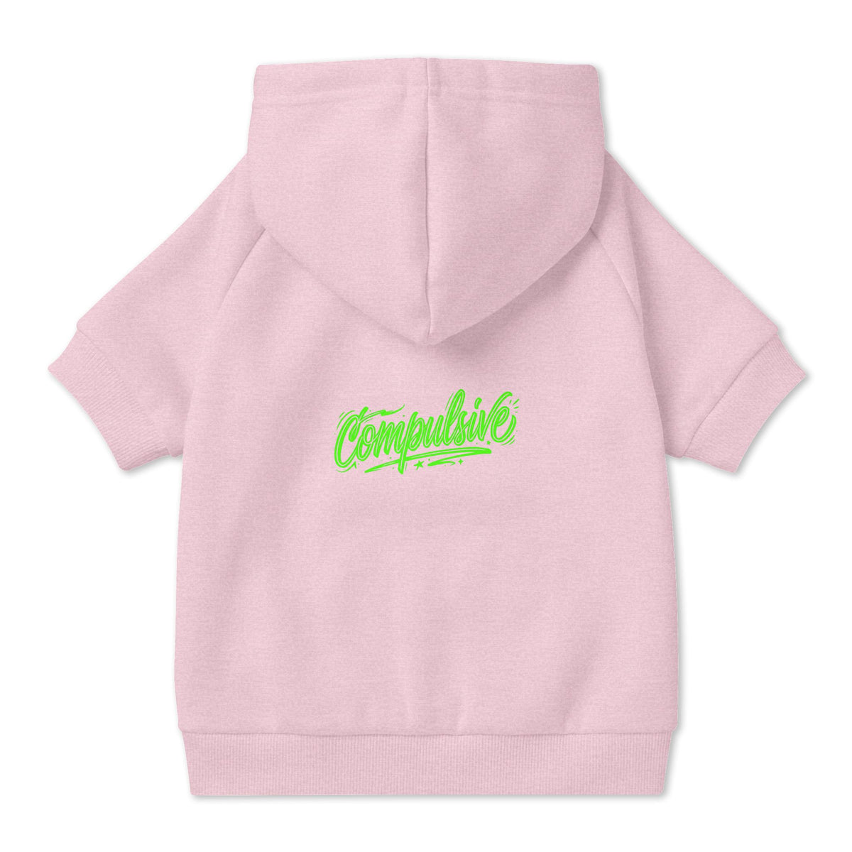 Compulsive Green Graffiti Pet Hoodie