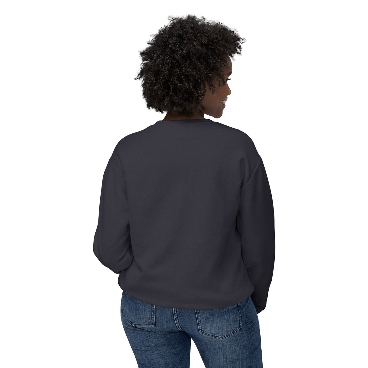 Anxious Crewneck Sweatshirt — Minimal Typography Mental Health Awareness Pullover