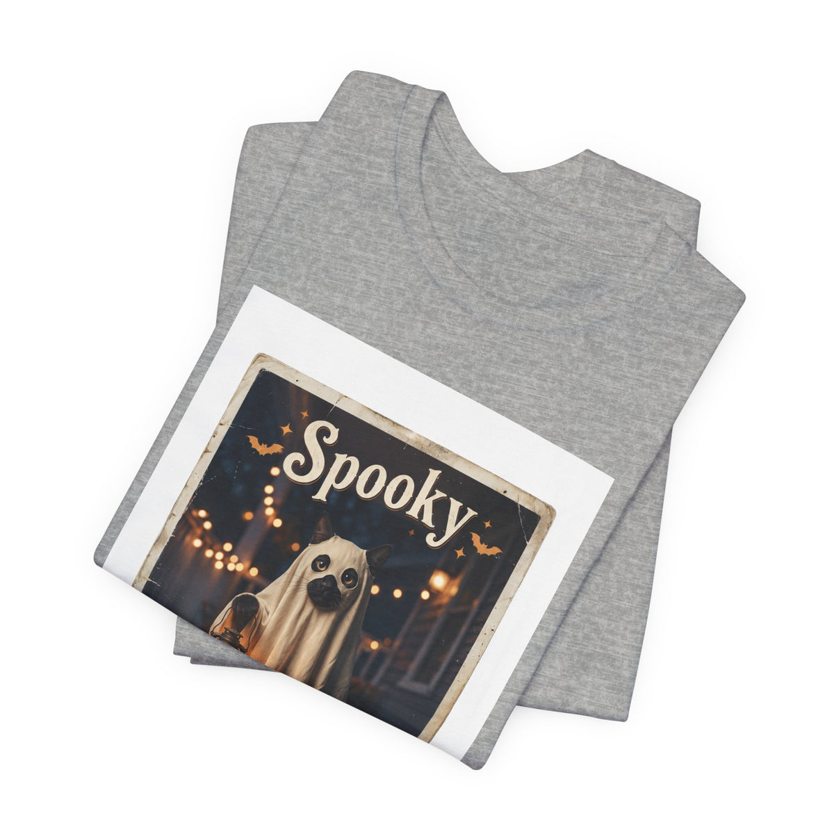 Ghost Dog Halloween Tee | Spooky Animals vintage poster