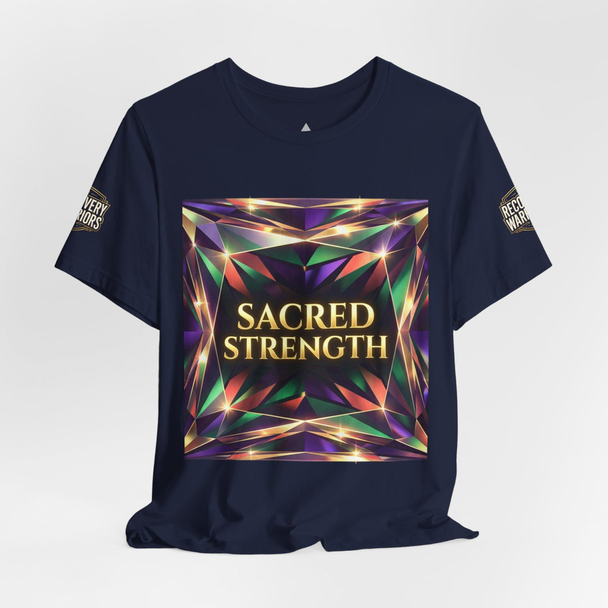 Sacred Strength Graphic Tee — Spiritual Affirmation Shirt