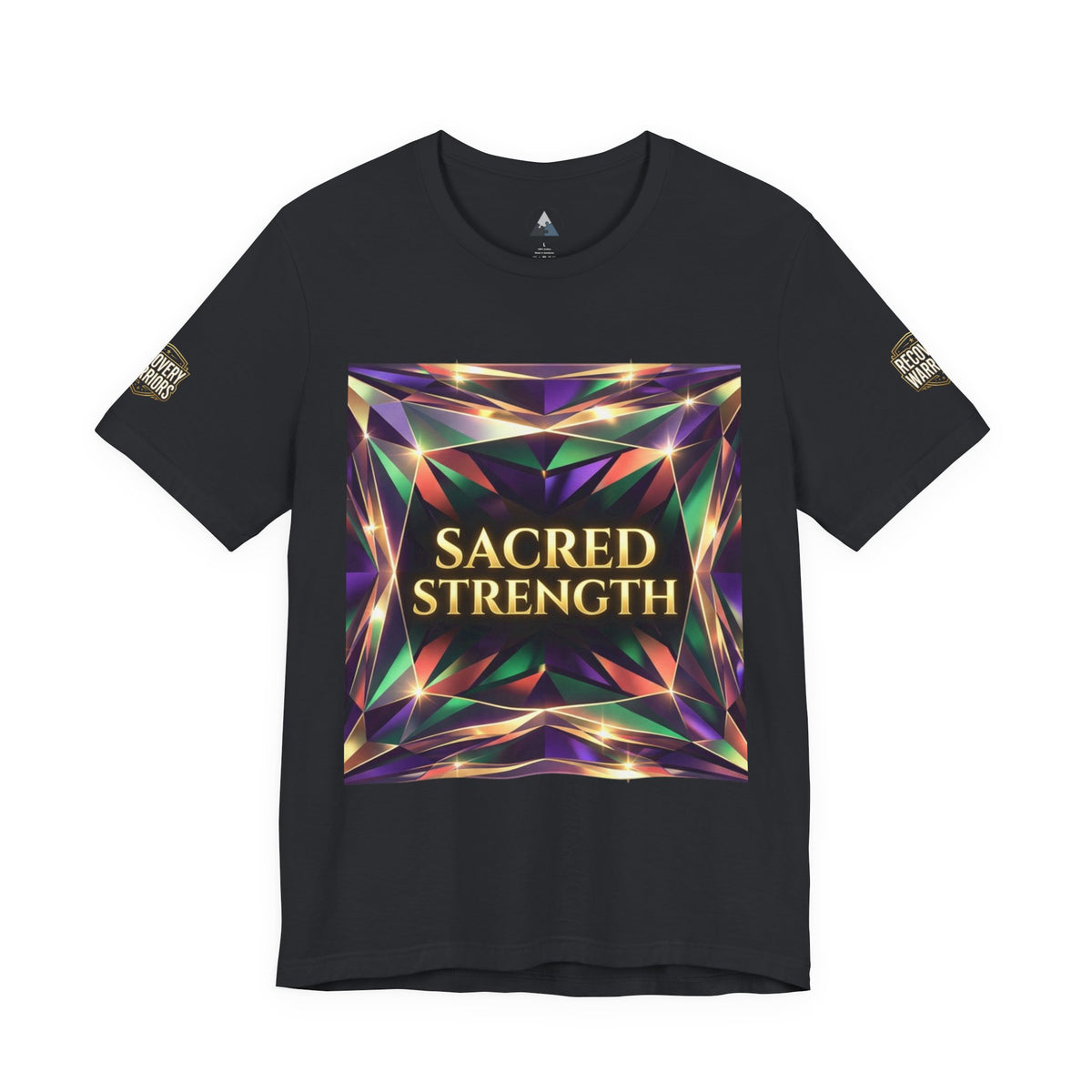 Sacred Strength Graphic Tee — Spiritual Affirmation Shirt