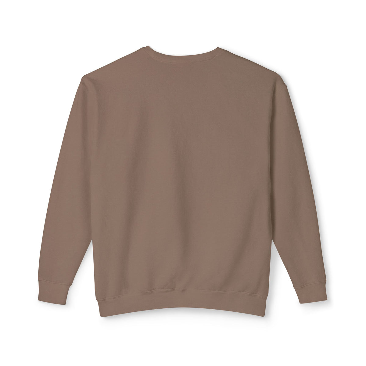 Fractured Graphic Sweatshirt — Pastel Peach Lightweight Crewneck