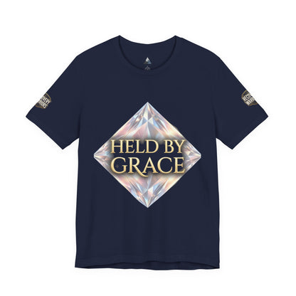 Held By Grace T‑Shirt — Inspirational Christian Faith Graphic Tee
