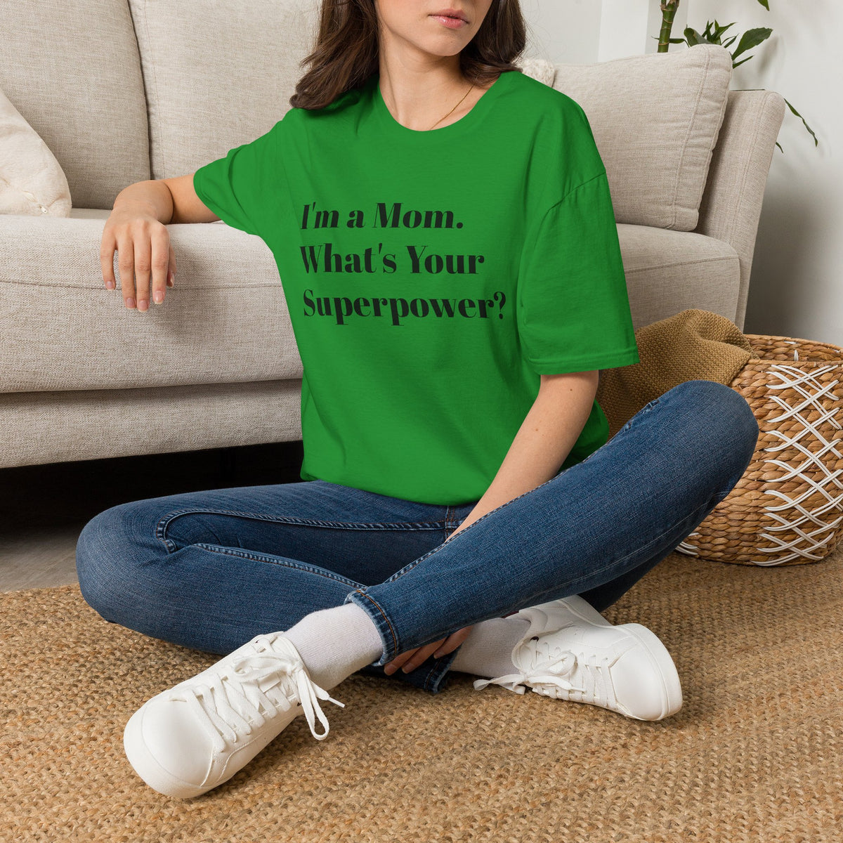 I'm a Mom T-Shirt – Mom Superpower Graphic Tee