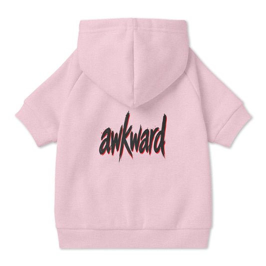 awkward Pet Hoodie with Collar Hole