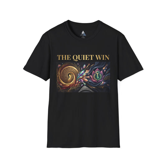The Quiet Win T-Shirt — Abstract Floral Mandala Graphic Tee