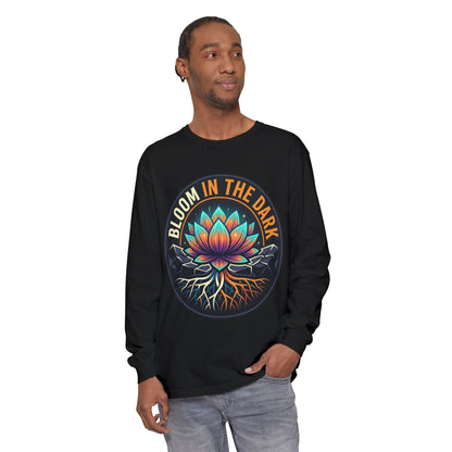 Bloom in the Dark Long Sleeve Tee – Lotus Recovery Shirt