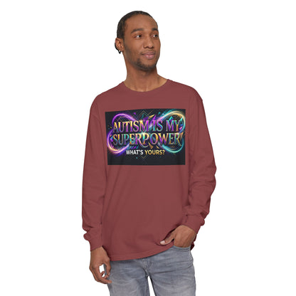 Autism Is My Superpower Long Sleeve Tee