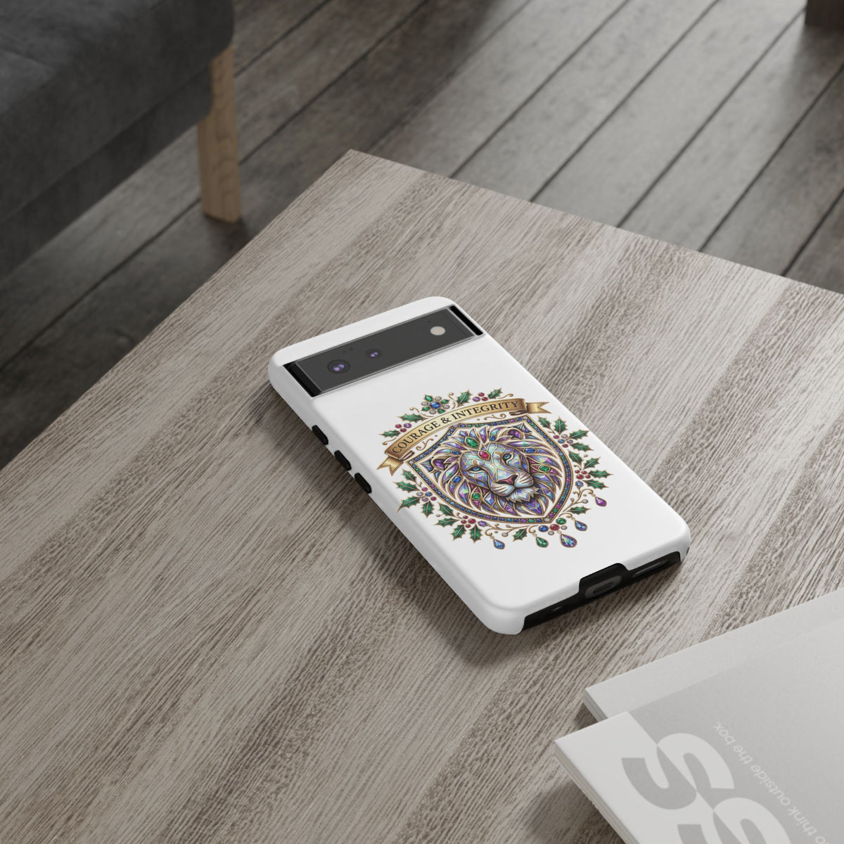 Courage & Integrity Lion Phone Case