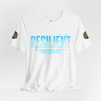 Resilient Recovery Warriors T-Shirt — "Resilient" Motivational Tee