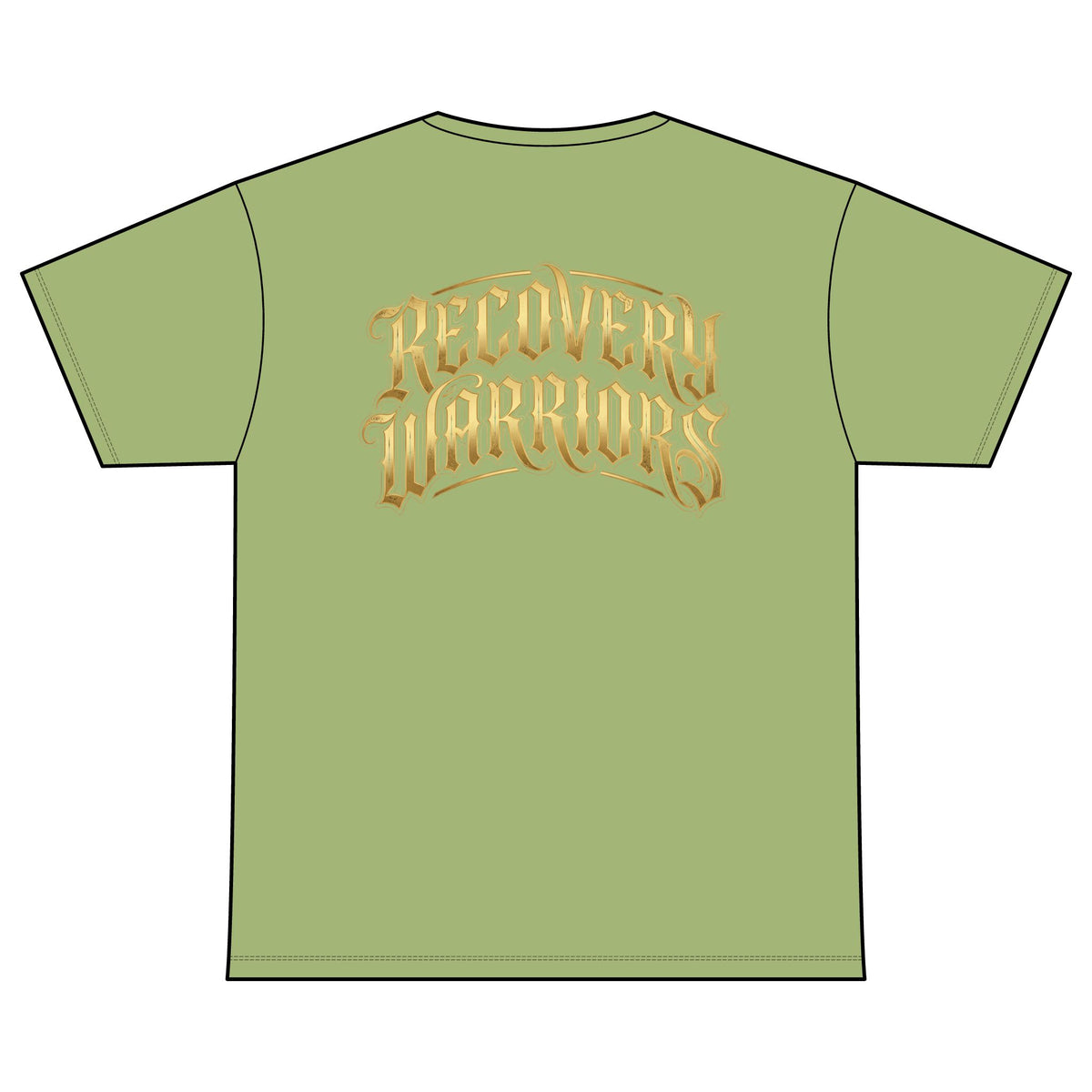 Courage & Integrity Lion T-Shirt — Recovery Warriors Graphic Tee