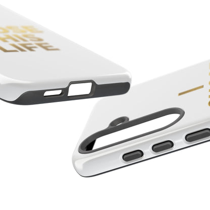 Tough Case — "I Chose This Life" Gold Typography Phone Case