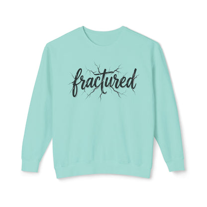 Fractured Script Crewneck Sweatshirt