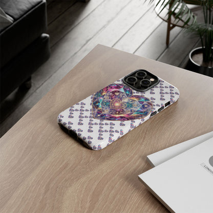Galaxy Heart Tough Phone Case — Sparkling Cosmic Heart Design