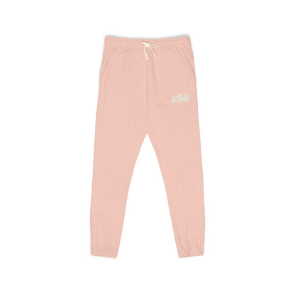 Ember Script Sweatpants — Garment-Dyed Fleece Joggers with "overthinker" Script
