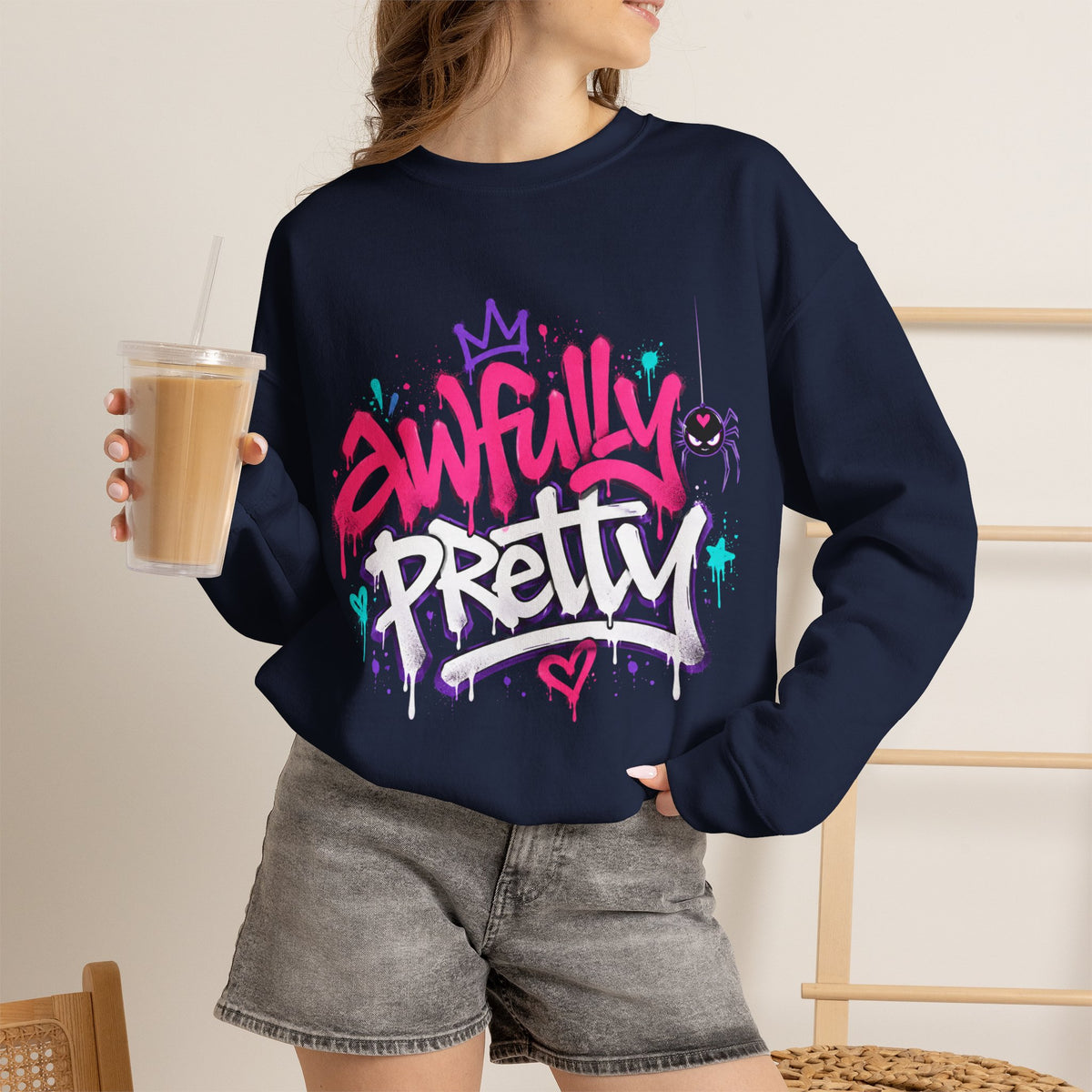 Awfully Pretty Graffiti Sweatshirt