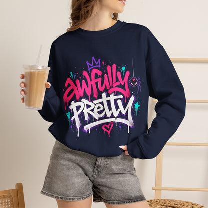 Awfully Pretty Graffiti Sweatshirt
