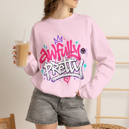 Awfully Pretty Graffiti Sweatshirt
