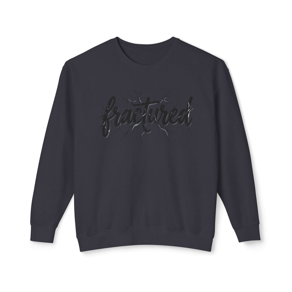 Fractured Script Crewneck Sweatshirt