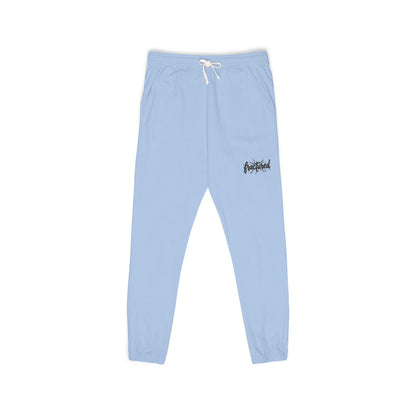 Garment-Dyed Fleece Sweatpants — Fractured Script Cozy Joggers