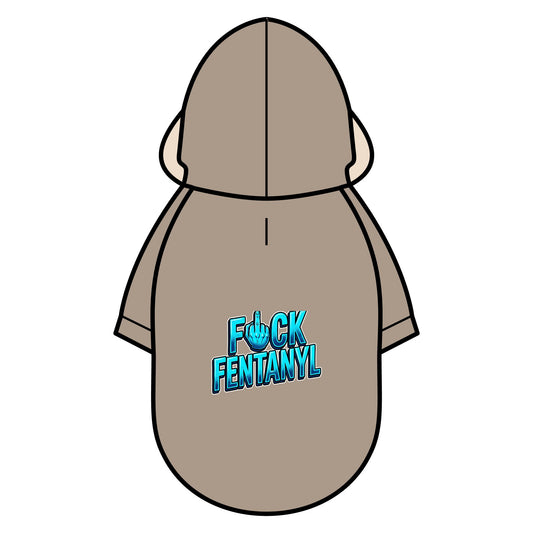 Pet Parka Jacket – “F*CK FENTANYL” Dog Hoodie