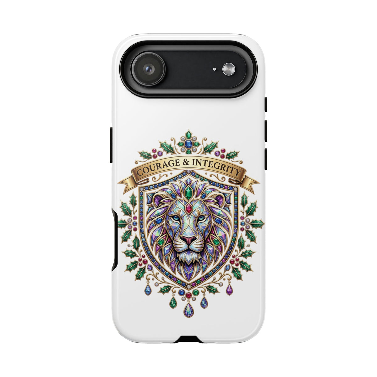 Courage & Integrity Lion Phone Case