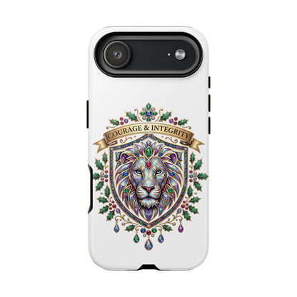 Courage & Integrity Lion Phone Case