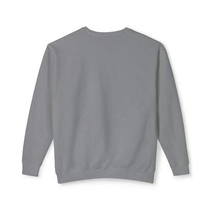 Fractured Graphic Sweatshirt — Pastel Peach Lightweight Crewneck