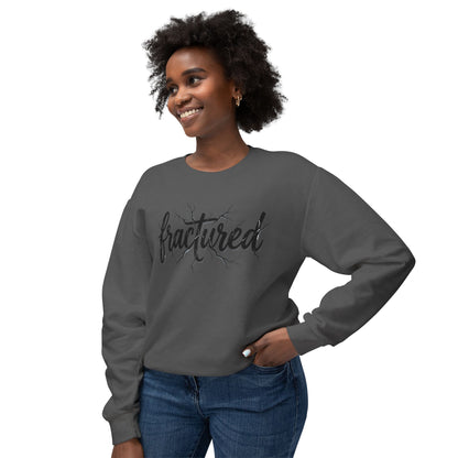 Fractured Script Crewneck Sweatshirt