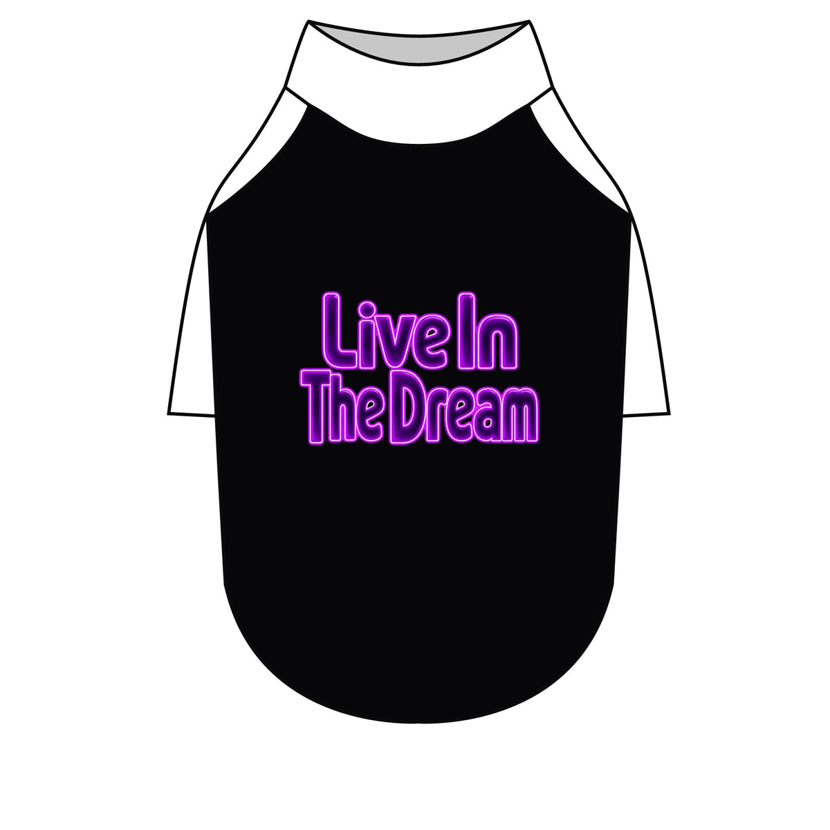 Live in the Dream Pet Raglan T-Shirt