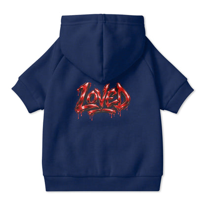 Loved Gothic Pet Hoodie