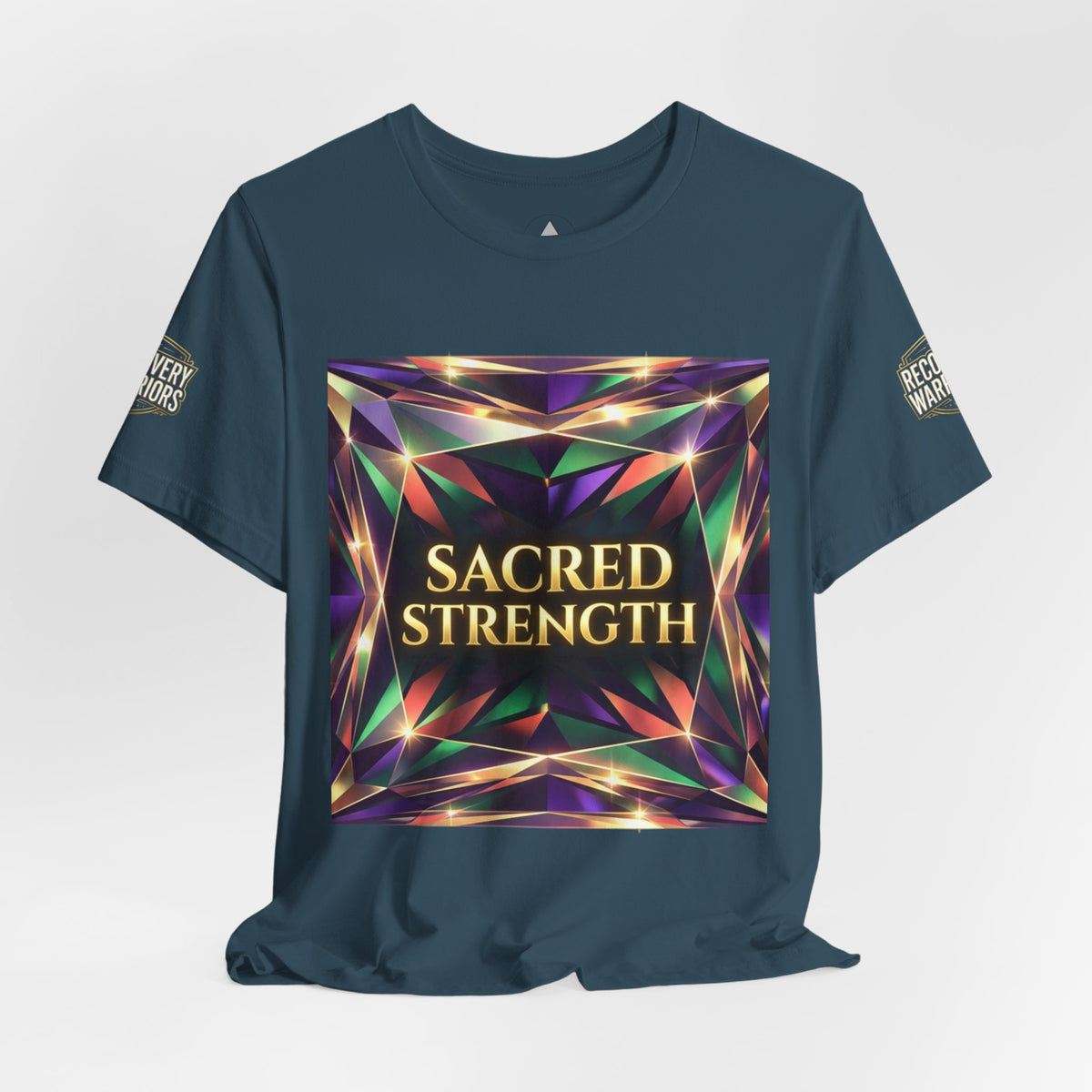 Sacred Strength Graphic Tee — Spiritual Affirmation Shirt