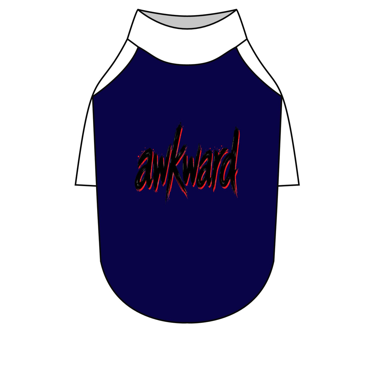 Awkward Pet T-Shirt — Raglan Shirt for Dogs & Cats