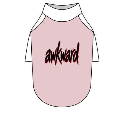 Awkward Pet T-Shirt — Raglan Shirt for Dogs & Cats