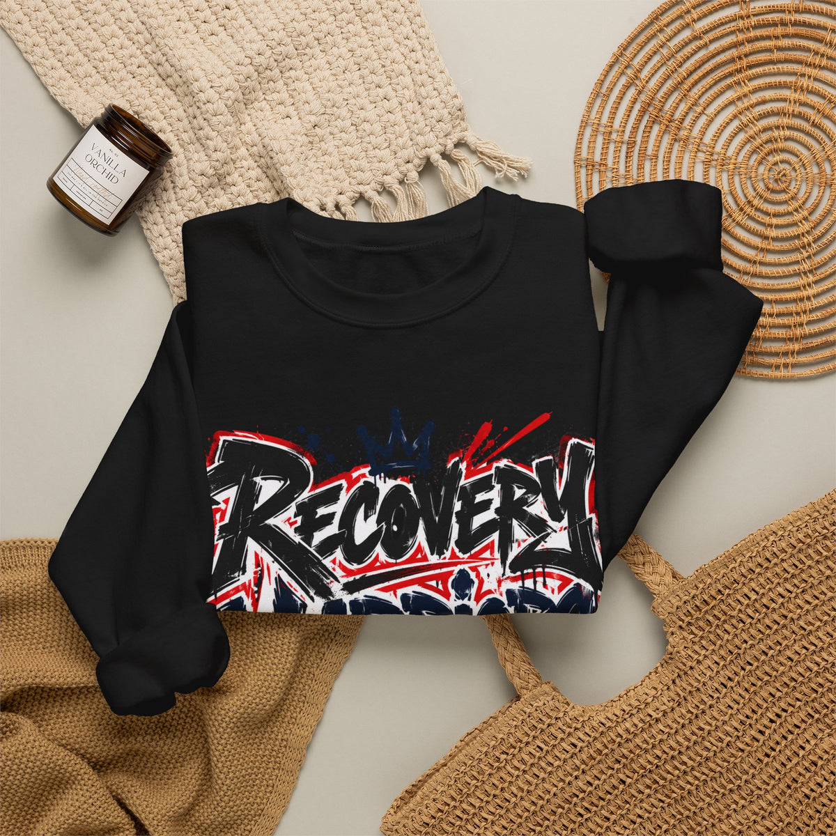 Recovery Warriors 26 Graphic Sweatshirt