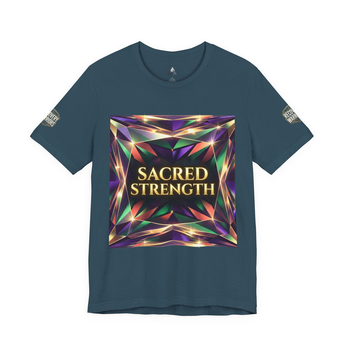 Sacred Strength Graphic Tee — Spiritual Affirmation Shirt