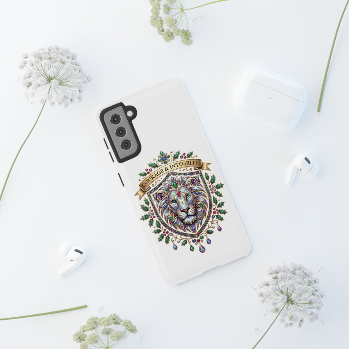 Courage & Integrity Lion Phone Case