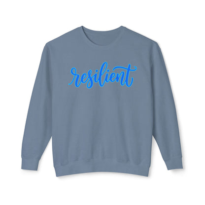 Resilient Script Sweatshirt — Inspirational Crewneck for Women & Men