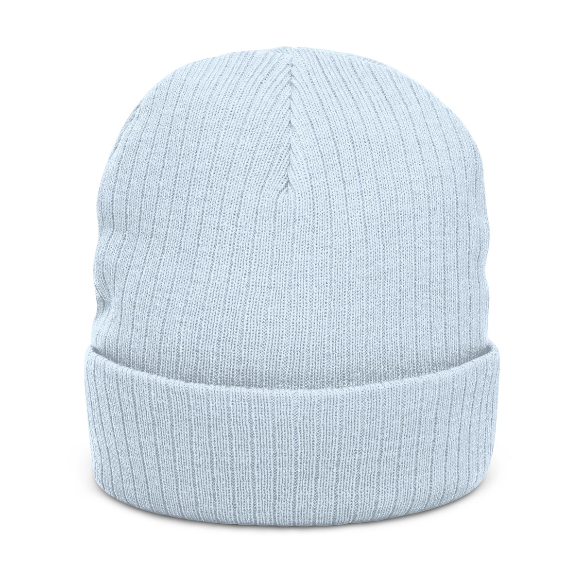 Ribbed Knit Beanie with “Awfully Pretty” Embroidery