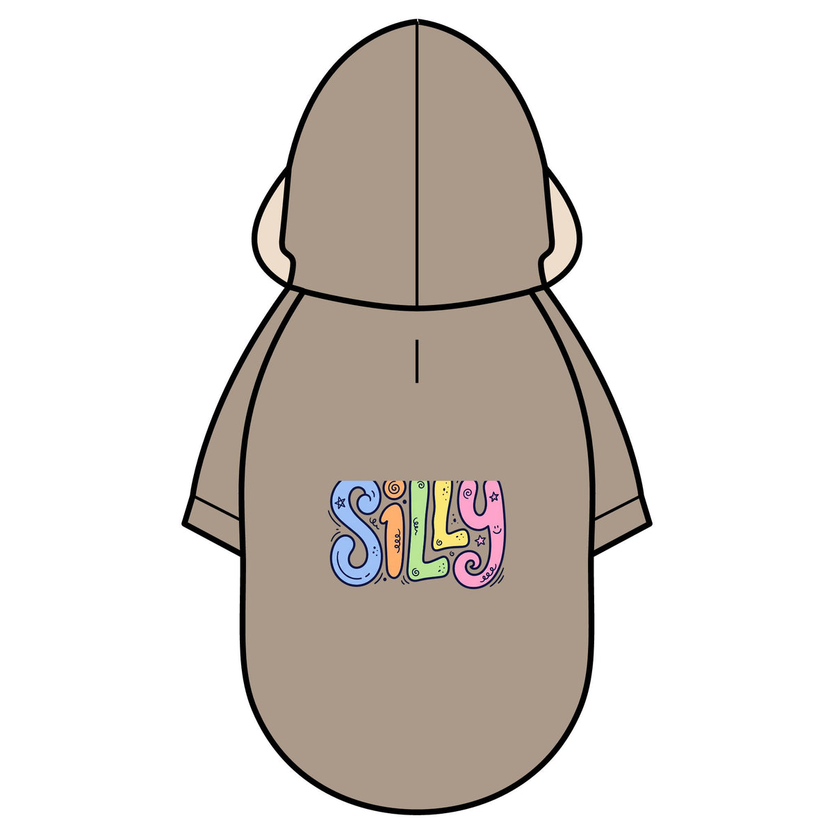 Silly Pet Parka Jacket — Padded Winter Dog Coat