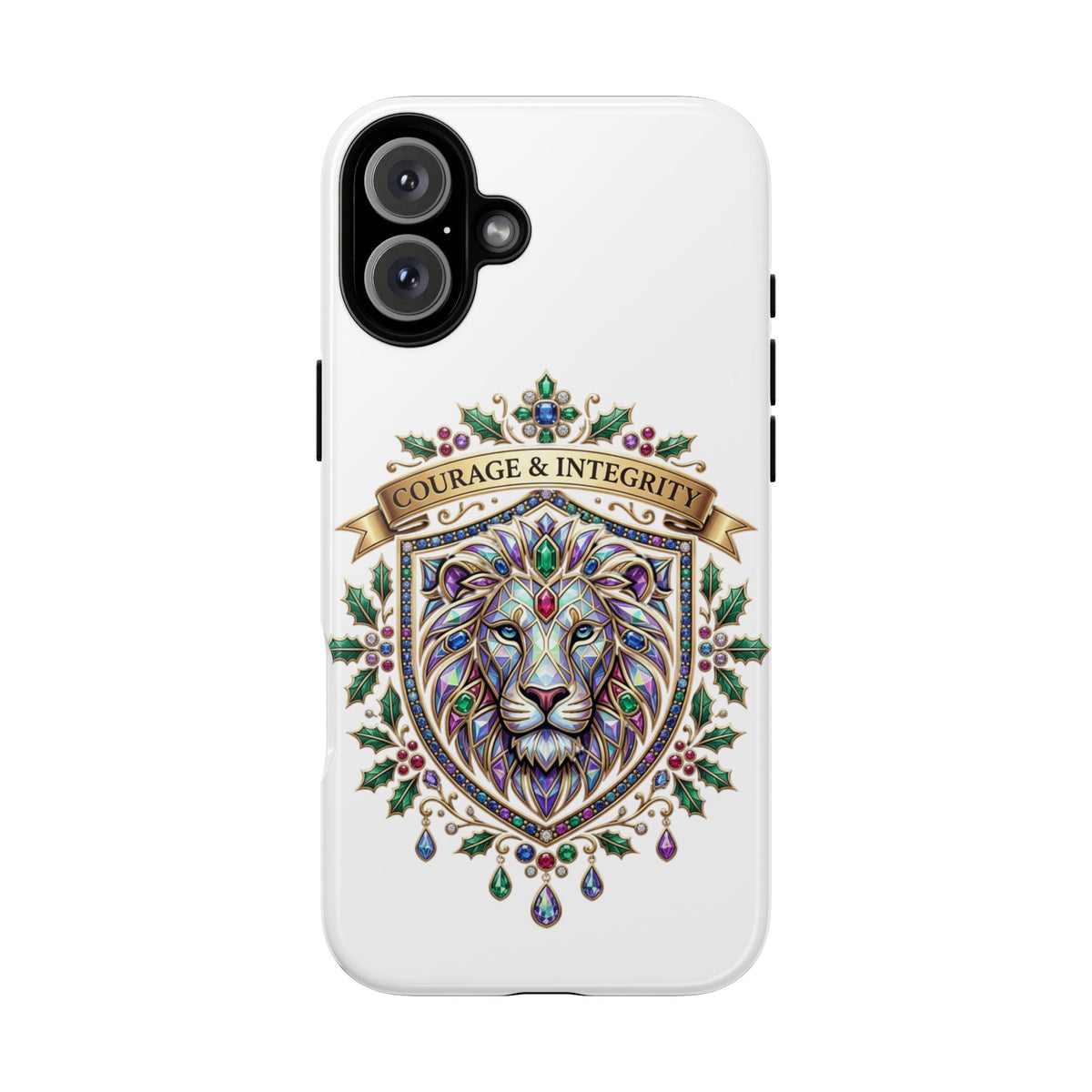 Courage & Integrity Lion Phone Case